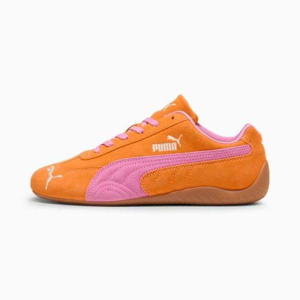 Speedcat OG Unisex Sneakers in Orange Glo/Poised Pink, Size 4.5, Textile by PUMA Shoes