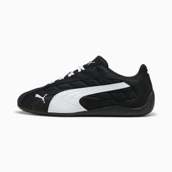 Speedcat Plus Sneakers Unisex in Black/White, Size 7.5 by PUMA Shoes