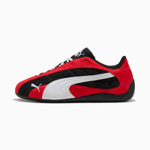 Speedcat Plus Sneakers Unisex in Red/White, Size 4 by PUMA Shoes