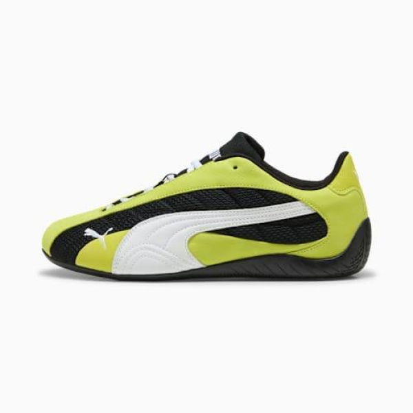 Speedcat Plus Unisex Sneakers in Lime Smash/White, Size 4.5 by PUMA Shoes