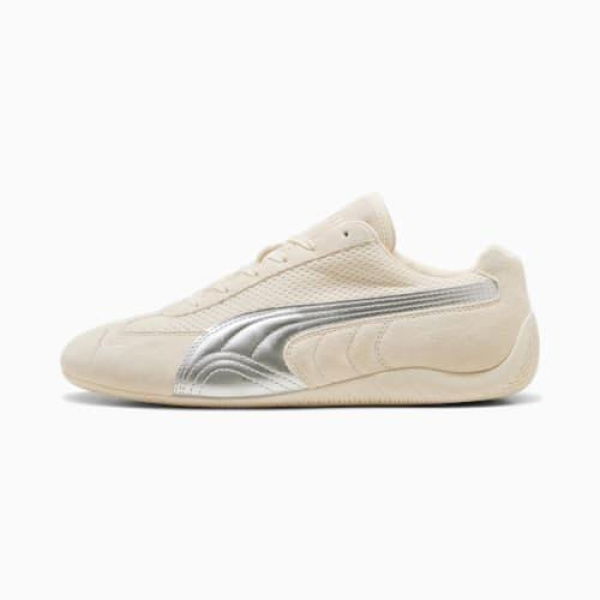 Speedcat Premium Sneakers Unisex in Frosted Ivory/Matte Silver, Size 4, Textile by PUMA Shoes