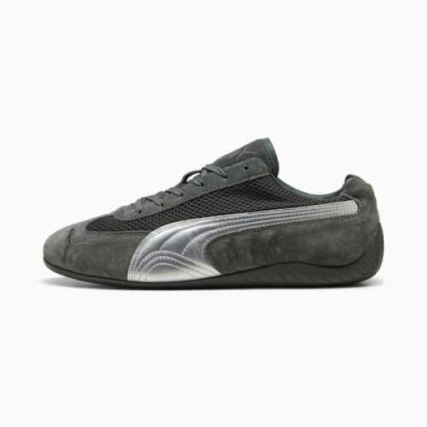 Speedcat Premium Sneakers Unisex in Shadow Gray/Matte Silver, Size 4, Textile by PUMA Shoes