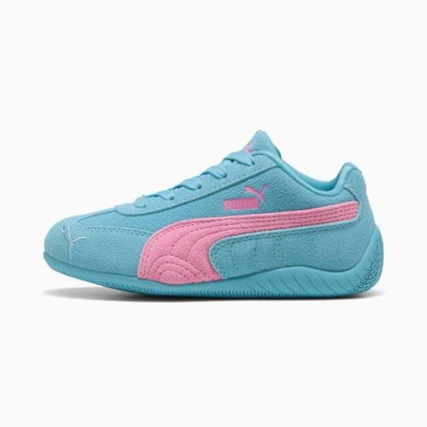 Speedcat Sneakers Kids in Aqua/Posie Pink, Size 1.5 by PUMA