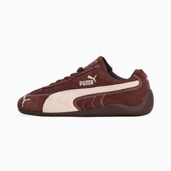Speedcat TTF Unisex Sneakers in Dark Chocolate/Frosted Ivory, Size 4.5, Textile by PUMA Shoes