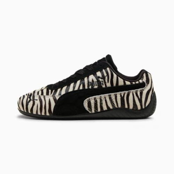 Speedcat Zebra Women's Sneakers in Warm White/Black, Size 5.5, Textile by PUMA Shoes