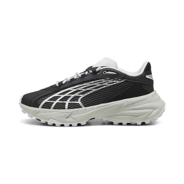 Spirex Speed Unisex Sneakers in Black/Silver Mist, Size 11.5, Synthetic by PUMA Shoes