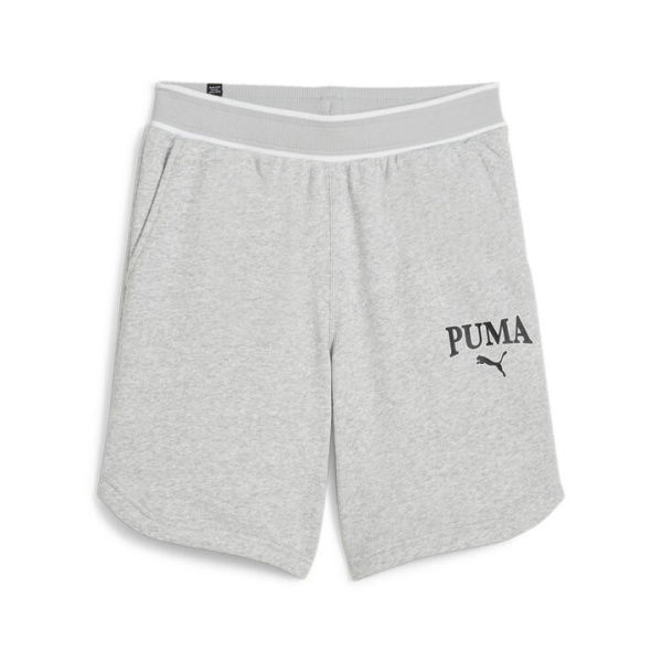 SQUAD Men's Shorts in Light Gray Heather, Size Large, Cotton by PUMA