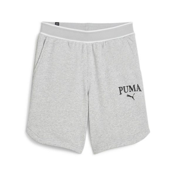 SQUAD Men's Shorts in Light Gray Heather, Size Medium, Cotton/Polyester by PUMA