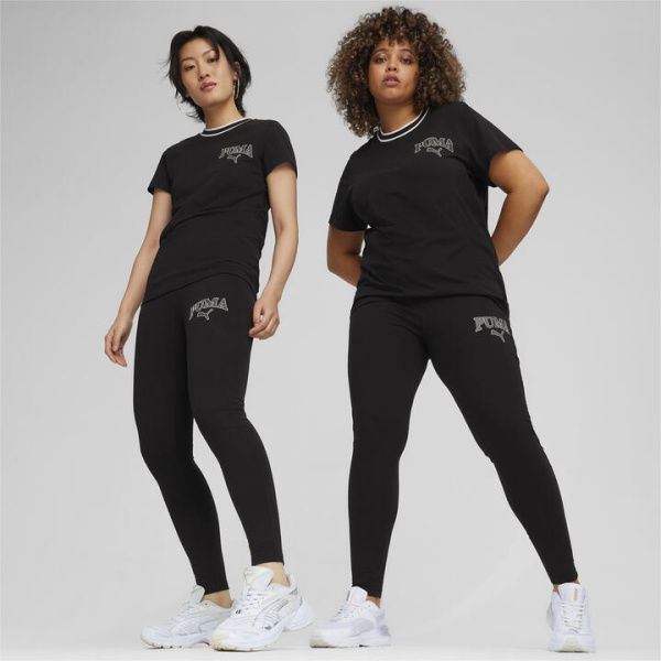 SQUAD Women's Leggings in Black, Size XS, Cotton/Elastane by PUMA