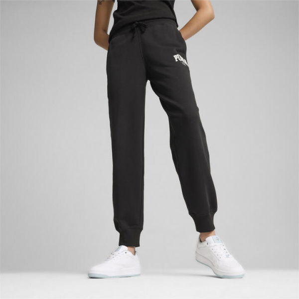 SQUAD Women's Pants in Black, Size Large, Cotton/Polyester by PUMA