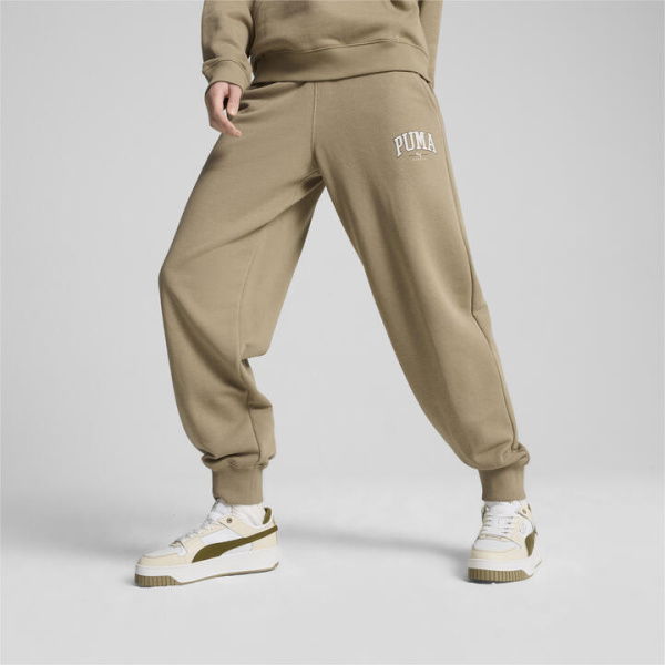 SQUAD Women's Pants in Oak Branch, Size Medium, Cotton/Polyester by PUMA