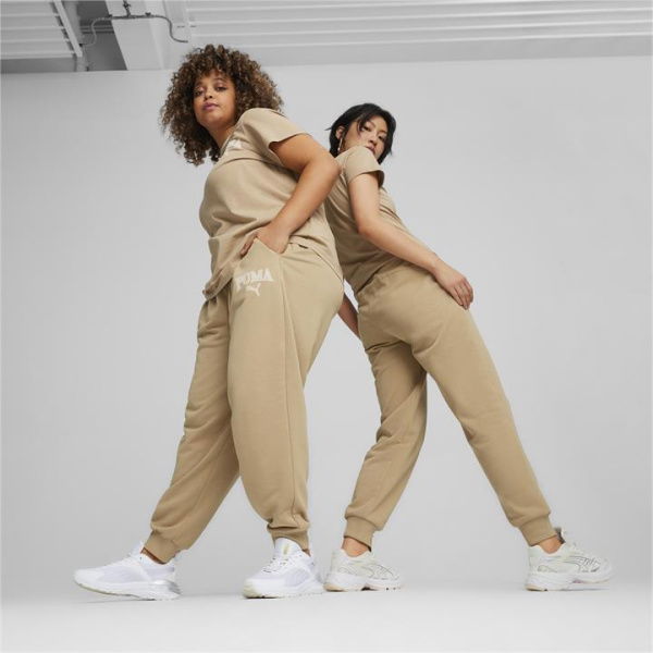 SQUAD Women's Track Pants in Prairie Tan, Size XS, Cotton/Polyester by PUMA