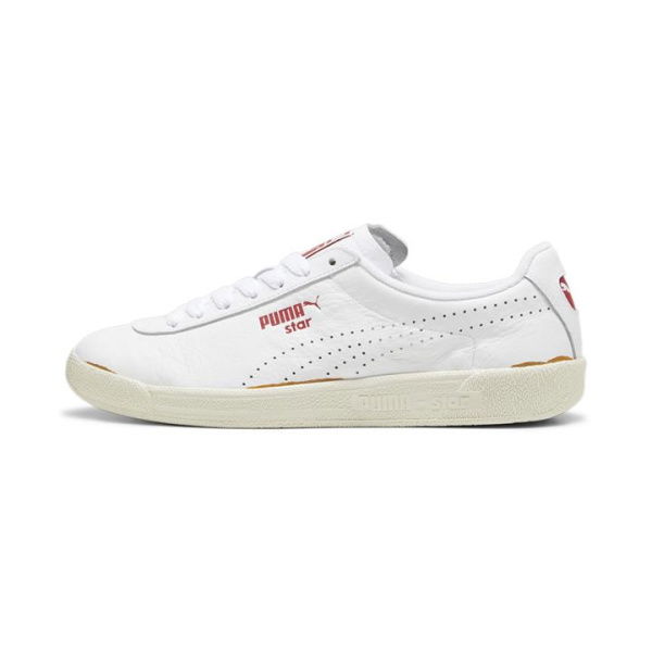 Star NeverWorn III Unisex Sneakers in White/Club Red, Size 10, Textile by PUMA Shoes