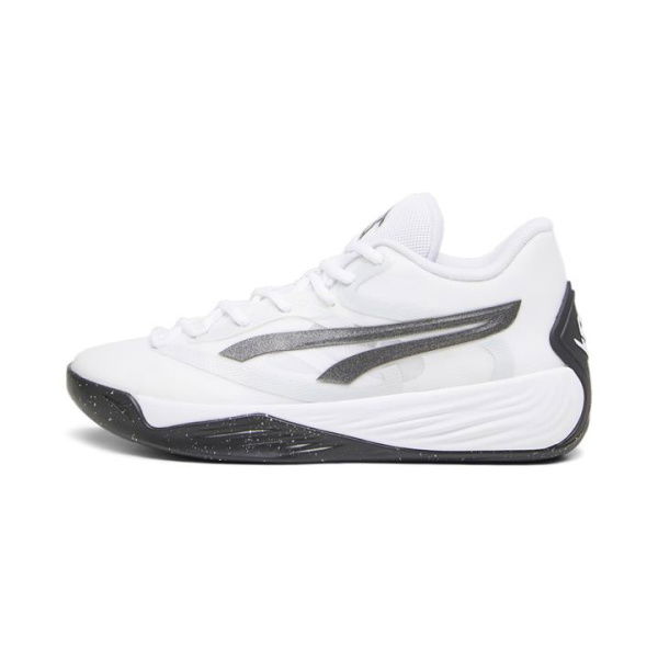 Stewie 2 Team Women's Basketball Shoes in White/Black, Size 10, Synthetic by PUMA Shoes