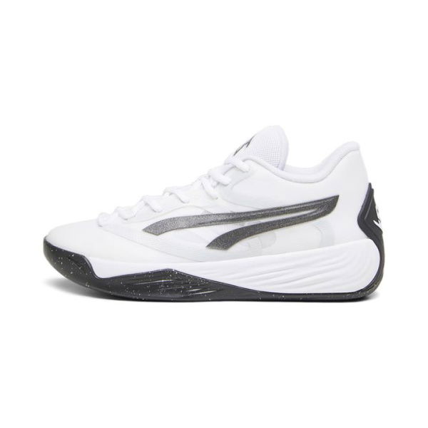 Stewie 2 Team Women's Basketball Shoes in White/Black, Size 6, Synthetic by PUMA Shoes