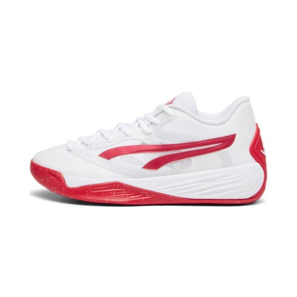 Stewie 2 Team Women's Basketball Shoes in White/For All Time Red, Size 10, Synthetic by PUMA Shoes