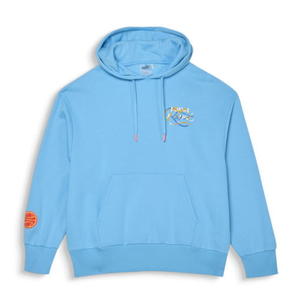 STEWIE Dawn Women's Basketball Hoodie in Luminous Blue, Size Large by PUMA