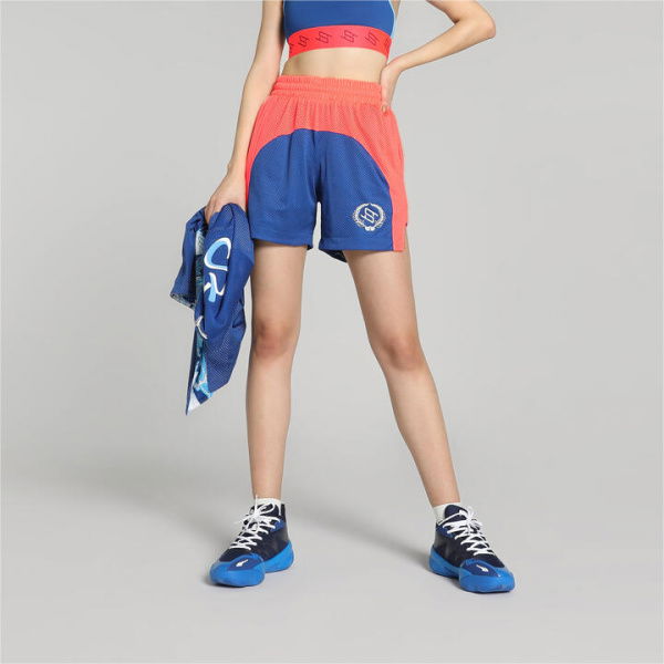 STEWIE Dawn Women's Basketball Shorts in Cobalt Glaze, Size Small, Polyester by PUMA