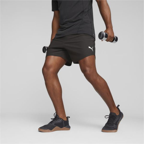 Stretch 5 Men's Training Shorts in Black, Size 2XL, Polyester/Elastane by PUMA