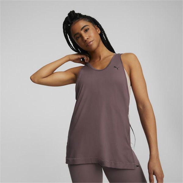 Studio Trend Women's Training Tank Top in Dusty Plum, Size XS, Polyester/Elastane by PUMA