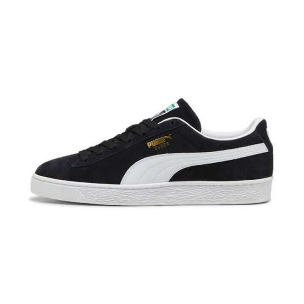 Suede Classic Sneakers Unisex in Black/White, Size 10 by PUMA Shoes