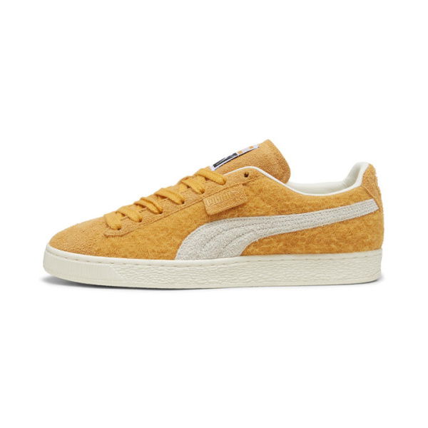 Suede Mohair Unisex Sneakers in Ginger Tea/Frosted Ivory, Size 4, Synthetic by PUMA