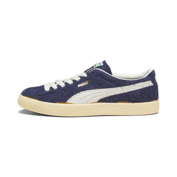 Suede VTG The NeverWorn II Sneakers in Navy/Light Straw, Size 4, Textile by PUMA Shoes