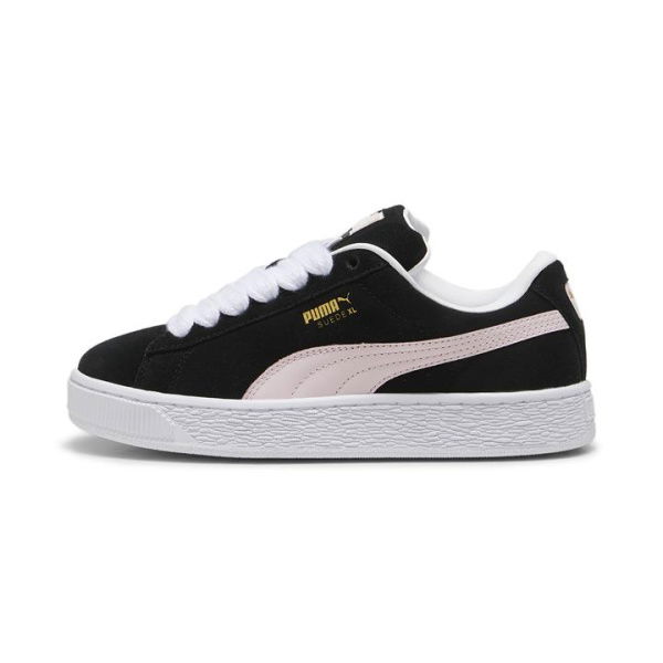 Suede XL Unisex Sneakers in Black/Whisp Of Pink, Size 10 by PUMA