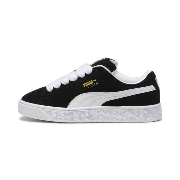 Suede XL Unisex Sneakers in Black/White, Size 10 by PUMA