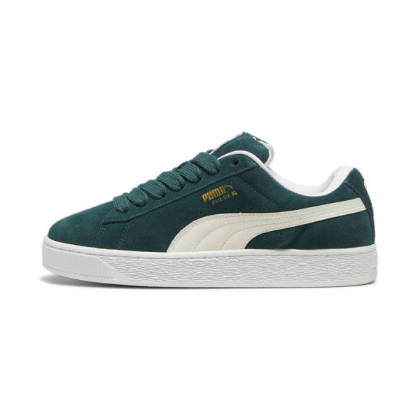 Suede XL Unisex Sneakers in Dark Myrtle/Warm White, Size 10, Textile by PUMA