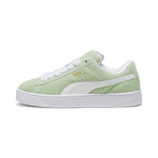 Suede XL Unisex Sneakers in Pure Green/White, Size 10 by PUMA