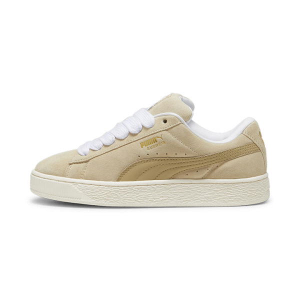 Suede XL Unisex Sneakers in Putty/Warm White, Size 10 by PUMA