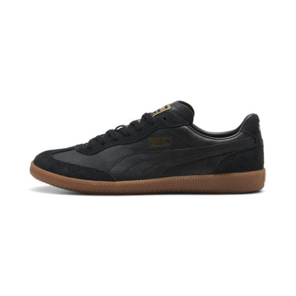 Super Liga Retro Unisex Sneakers in Black/Club Red/Gum, Size 10, Textile by PUMA Shoes