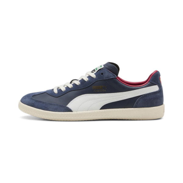 Super Liga Retro Unisex Sneakers in Club Navy/White/Frosted Ivory, Size 10, Textile by PUMA Shoes