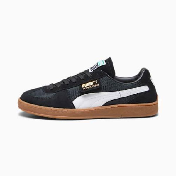 Super Team OG Unisex Sneakers in Black, Size 6, Textile by PUMA