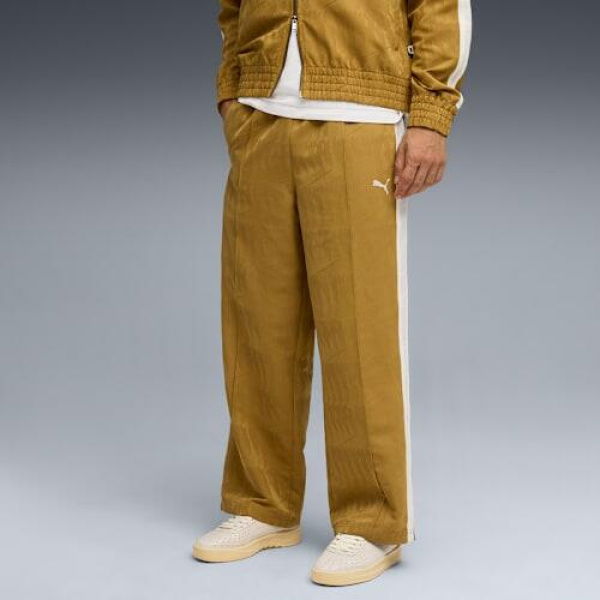 The NeverWorn VI Men's T7 Track Pants in Honey Butter/Aop, Size Small, Polyester by PUMA