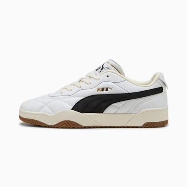 Tifosi Lux Unisex Sneakers in White/Black/Gum, Size 4 by PUMA