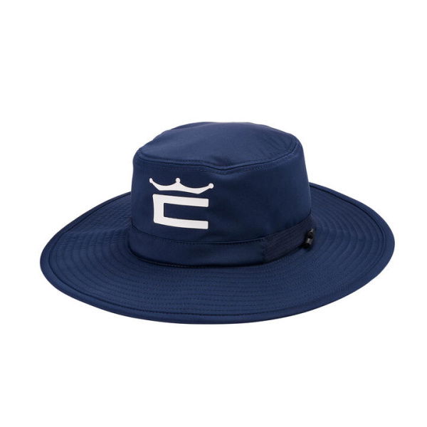 Tour Crown Aussie Bucket Hat in Navy Blazer/Bright White, Polyester/Elastane by PUMA