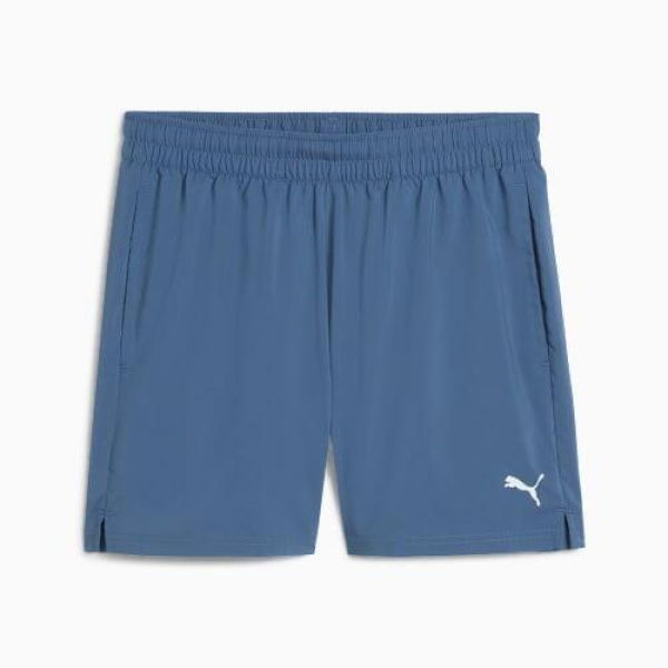 Train All Day Essentials Men's 5 Woven Shorts in Dark Indigo, Size Small, Polyester by PUMA