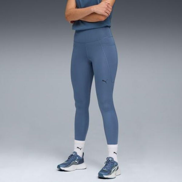 Train All Day Essentials Women's 7/8 Tights in Dark Indigo, Size XS, Polyester/Elastane by PUMA