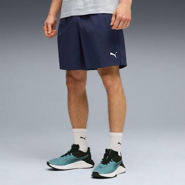 TRAIN ALL DAY Foundations Men's 7 Woven Shorts in Navy, Size Small, Polyester by PUMA