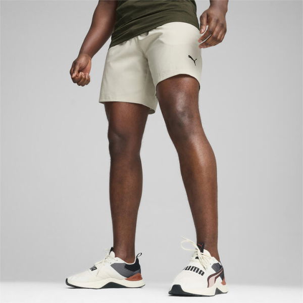 TRAIN FAV Blaster 7 Men's Shorts in Desert Dust, Size XL, Polyester by PUMA