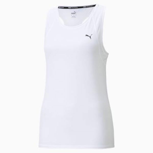 TRAIN FAVOURITE Women's Tank Top in White, Size XL, Polyester/Elastane by PUMA