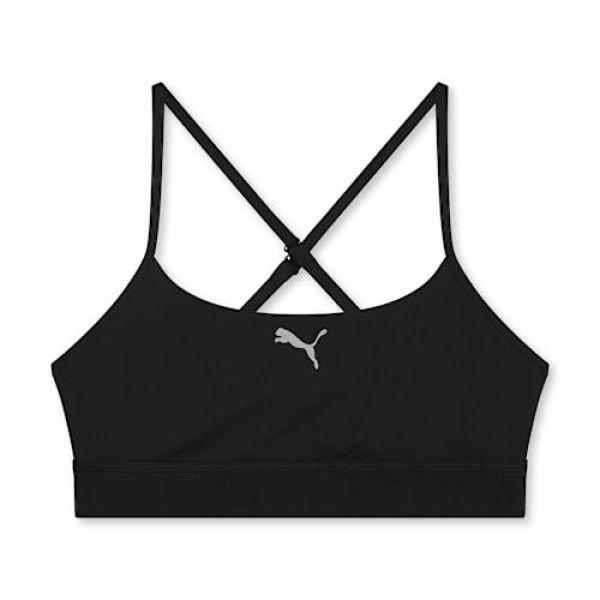 Training Low Impact Women's Bra in Black, Size Medium, Polyester/Elastane by PUMA