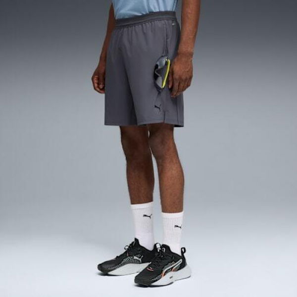 TRAINING TECH 7 Stretch Woven Men's Shorts in Galactic Gray, Size Small, Polyester/Elastane by PUMA