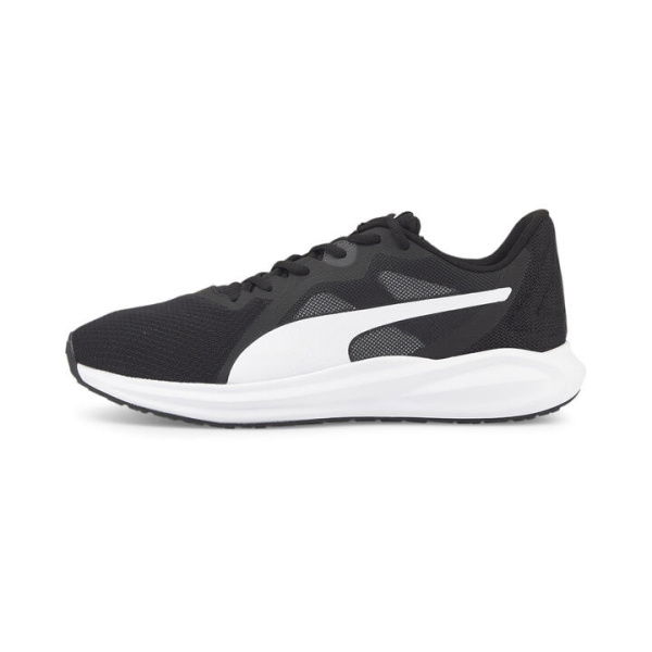 Twitch Runner Unisex Running Shoes in Black/Asphalt, Size 10 by PUMA Shoes