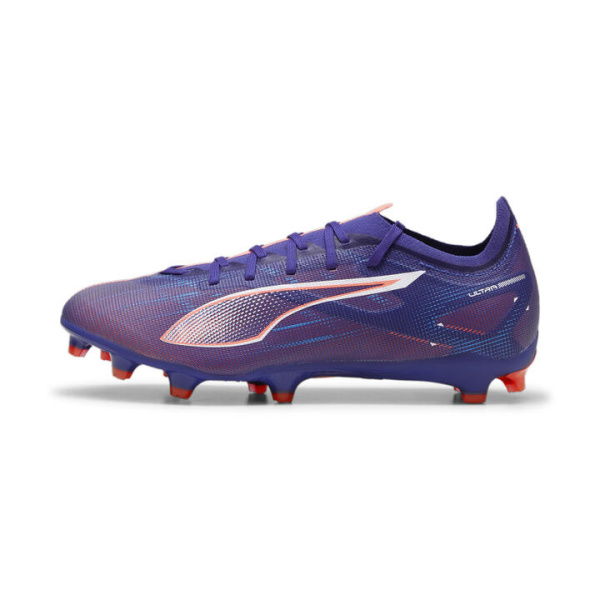 ULTRA 5 MATCH FG/AG Unisex Football Boots in Lapis Lazuli/White/Sunset Glow, Size 10, Textile by PUMA Shoes