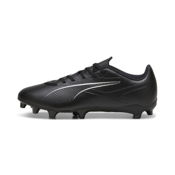 ULTRA 5 PLAY FG/AG Unisex Football Boots in Black/White, Size 10, Textile by PUMA Shoes