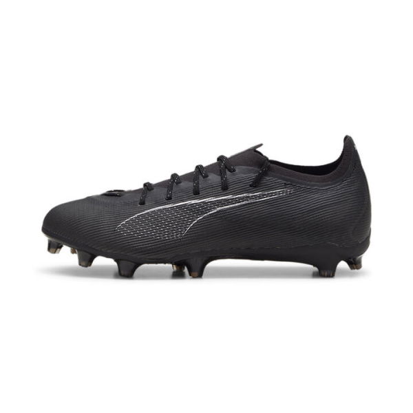 ULTRA 5 PRO FG/AG Unisex Football Boots in Black/White, Size 10, Textile by PUMA Shoes