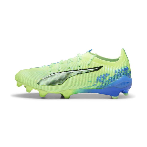 ULTRA 5 ULTIMATE FG Football Boots in Fizzy Apple/White/Bluemazing, Size 4.5, Textile by PUMA Shoes